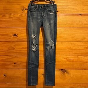 Abercrombie & Fitch Signature Collection Mid Rise Super Skinny Jeans 24